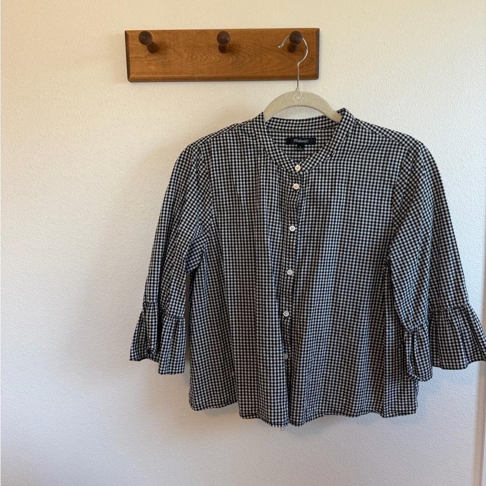 Madewell Checkered Top
